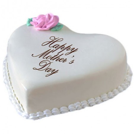 Heart Mothers day cake