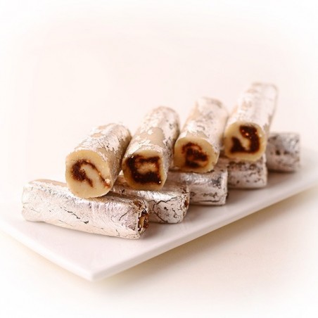 Kaju chocolate swiss roll - (Sulaiman Mithaiwala)