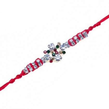 American Diamond And Colourfull Diamond Rakhi