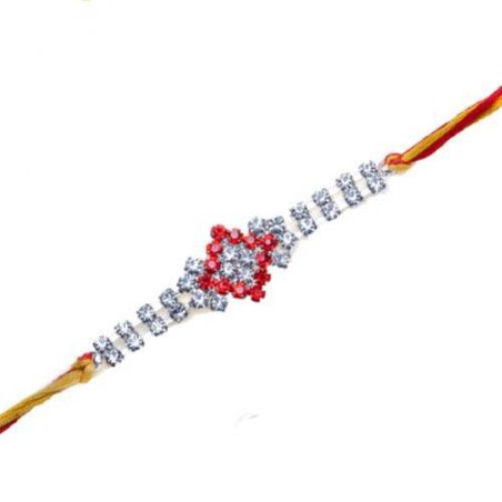 Crystal American Diamond Rakhi