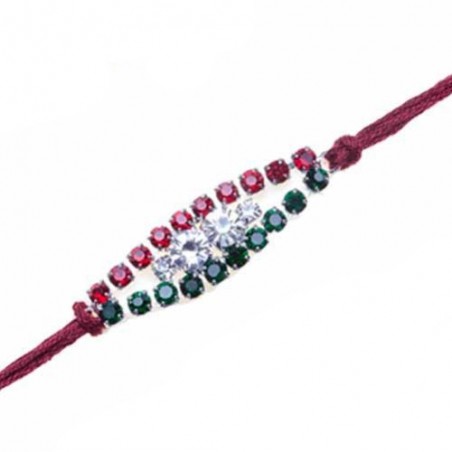 American Diamond Hoop, Crystal Rakhi