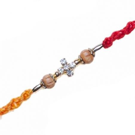 Wooden Stone Beads Rakhi