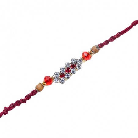 American Diamond pearl rakhi