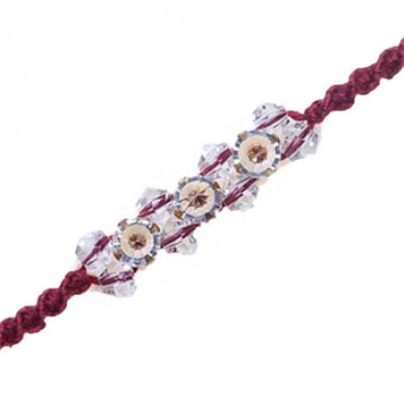 American Diamond Bracelate rakhi