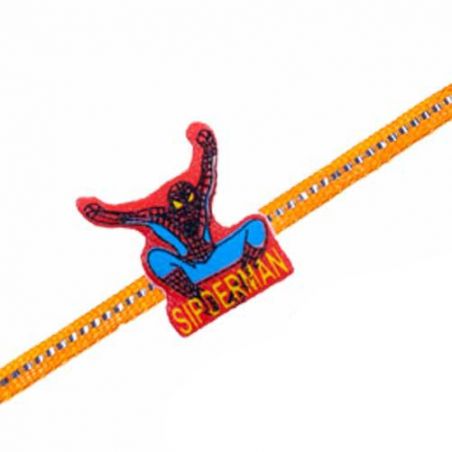 Spiderman Orange Thread Rakhi