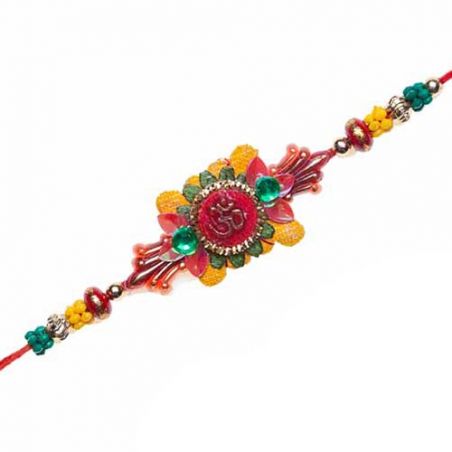 Om Beads Jardoshi Rakhi