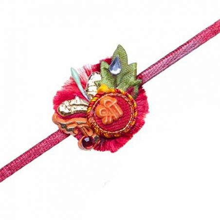 Shree Beads Rakhi With Swastiks