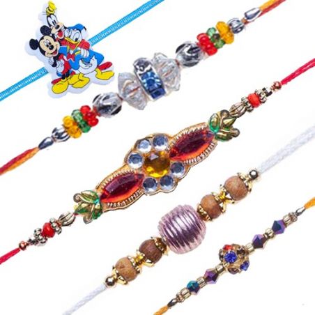 Set Of 5 Rakhi