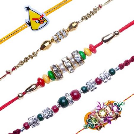 Set Of 5 Rakhi