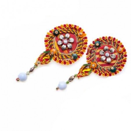 Thread And Kundan Work Shagun Rakhi