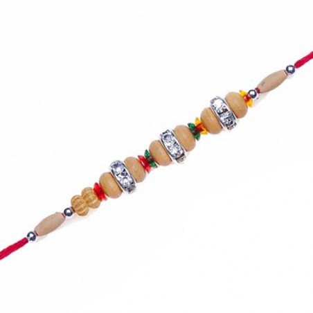 American Diamond Sandalwood Rakhi