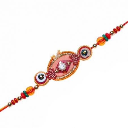 Colourfull Beads Mauli Rakhi
