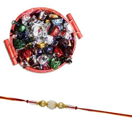 Basket Of Rakhi Wishes