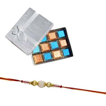 Rakhi With Surprise Chocolate Box