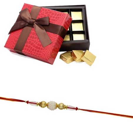 Rakhi With Indulgent Chocolates