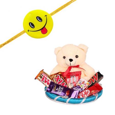 Smily Kids Rakhi With Munchies For You
