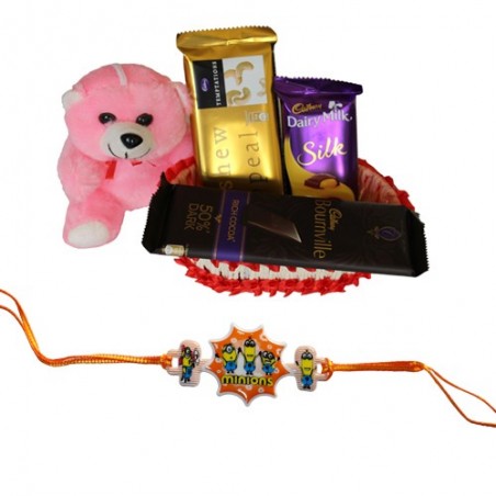 Kids Rakhi With Chocolate