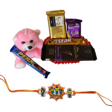 Kids Rakhi With Chocolate