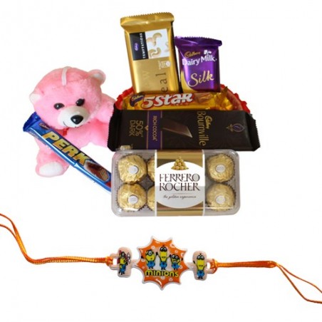 Kids Rakhi With Chocolate