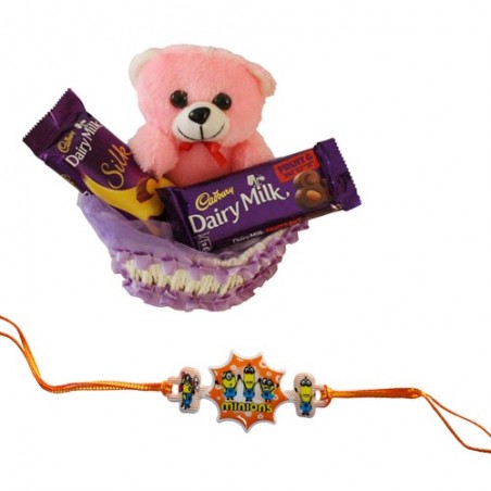 Kids Rakhi With Chocolate