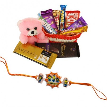 Kids Rakhi With Chocolate