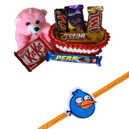 Kids Rakhi With Chocolate Hamper