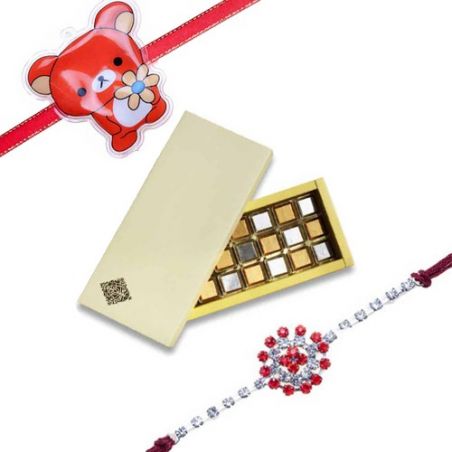 Rakhi With Classic Chocolate Pack 24 Pcs