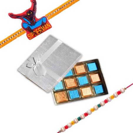 Rakhi With Surprise Chocolate Box