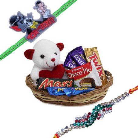 Kids Rakhi With Chocolate hamper