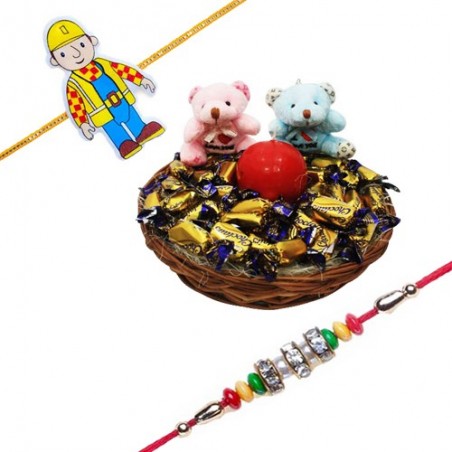 Rakhi With Ecalairs Chocolates