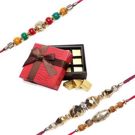 Rakhi With Indulgent Chocolates