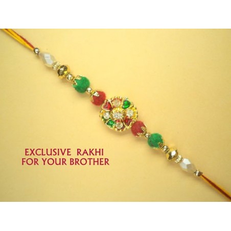 Colourful Beads Rakhi