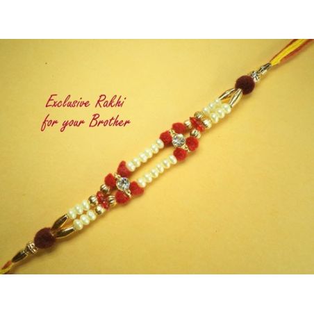 White Pearl rakhi