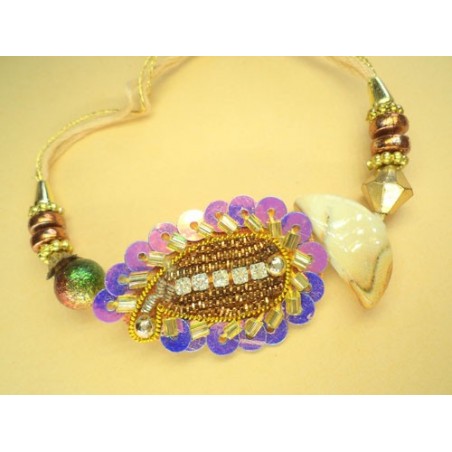 Lavendar Coloured Designer Rakhi