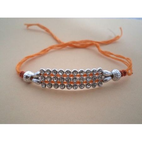 Stone Studded Designer Rakhi