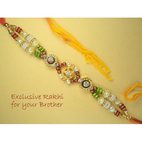 Pretty Rakhi for Perfect Brother