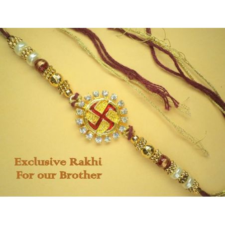 Swastik Rakhi for bhaiya