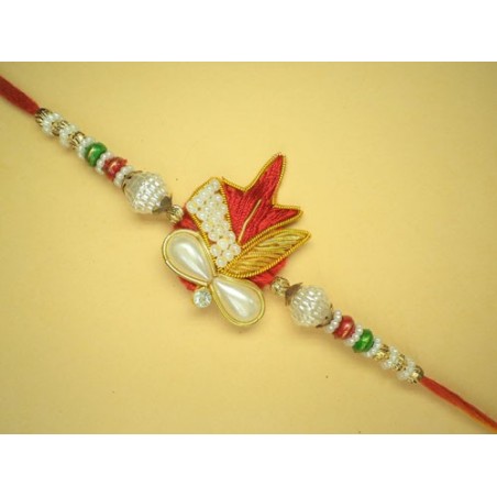 Pearl Orange Rakhi