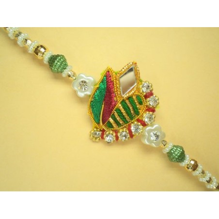 Awesome Red and Green Rakhi