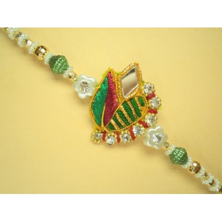 Awesome Red and Green Rakhi