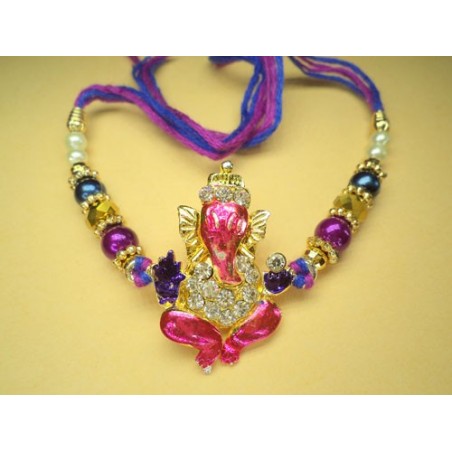 Pink Ganesh Rakhi