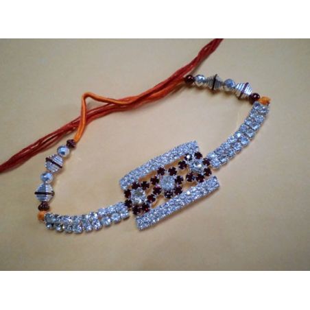 Stone Studded Rakhi