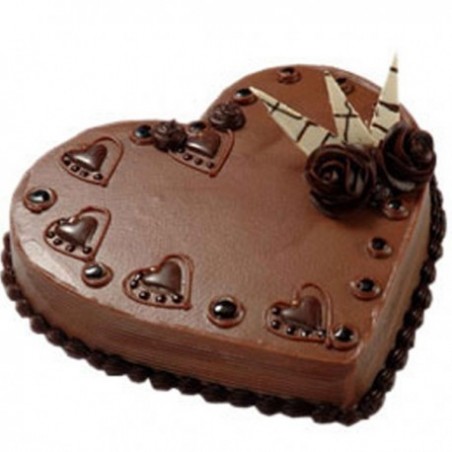 Heart shape Eggless  Cake - 2Kg