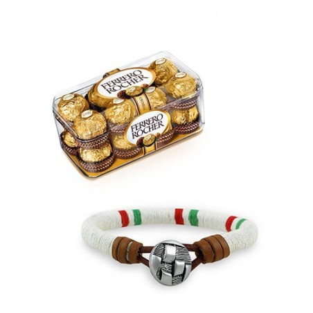 16 Pieces Ferrero Rocher with  Friendship band