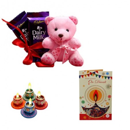 Diwali Chocolate With Teddy