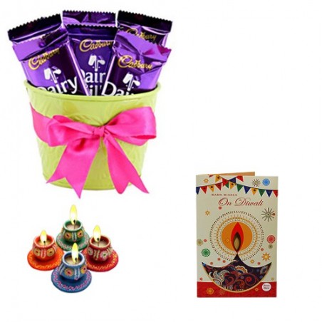 Diwali Chocolate Vase