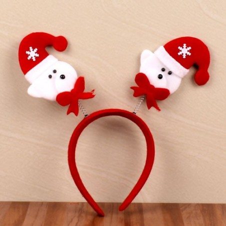 Santa Funny Bunny Hair Band^soft toys^christmas softoys^xmas softtoys^christmas^xmas