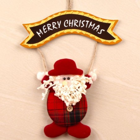 Cute Bunny Hold Merry Christmas Banner^soft toys^christmas softoys^xmas softtoys^christmas^xmas