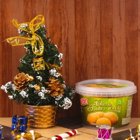 Christmas Tree with Nankhatai Cookies