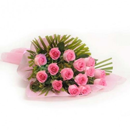 Pink Roses Vase for Valentine